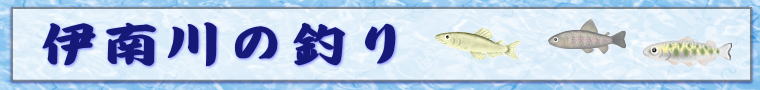 伊南川の釣り 